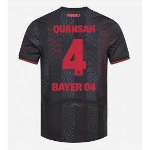 Billiga Bayer Leverkusen Jarell Quansah #4 Hemmatröja 2025-26 Kortärmad